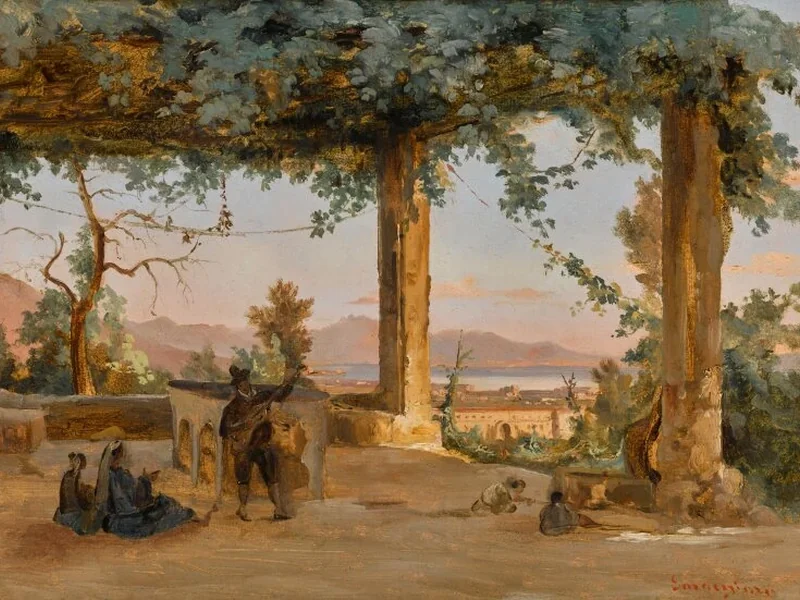 1798-Gabriele Smargiassi - Napoli, veduta del Real Albergo dei Poveri da Capodimonte